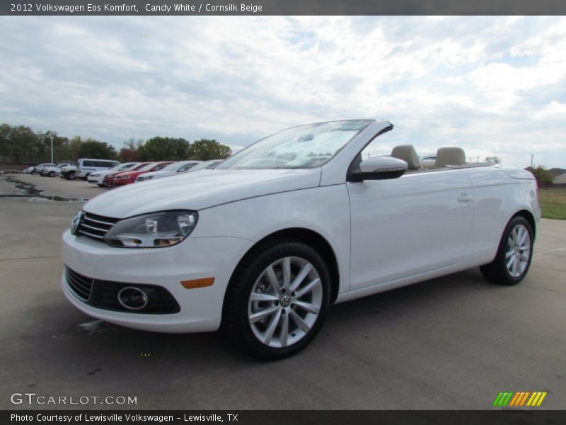 Candy White / Cornsilk Beige 2012 Volkswagen Eos Komfort