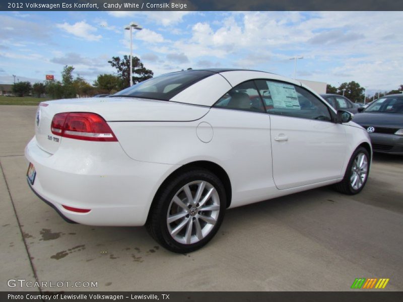 Candy White / Cornsilk Beige 2012 Volkswagen Eos Komfort