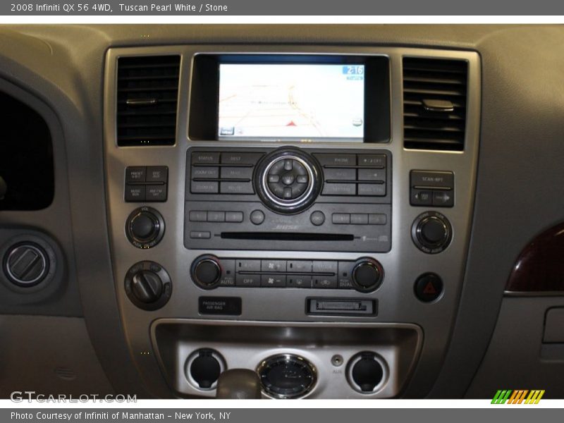 Tuscan Pearl White / Stone 2008 Infiniti QX 56 4WD