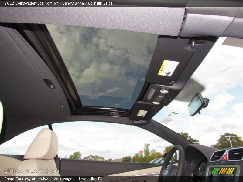 Candy White / Cornsilk Beige 2012 Volkswagen Eos Komfort