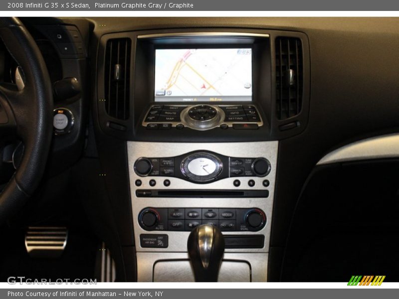 Platinum Graphite Gray / Graphite 2008 Infiniti G 35 x S Sedan