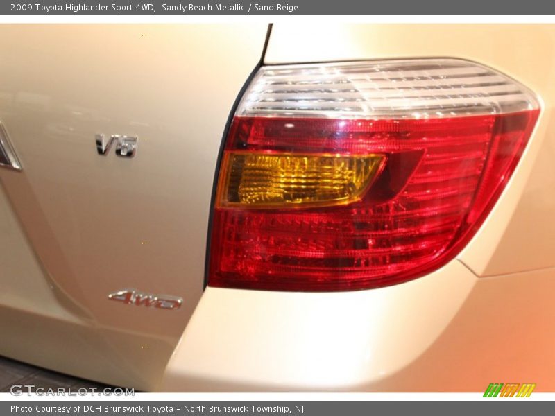 Sandy Beach Metallic / Sand Beige 2009 Toyota Highlander Sport 4WD