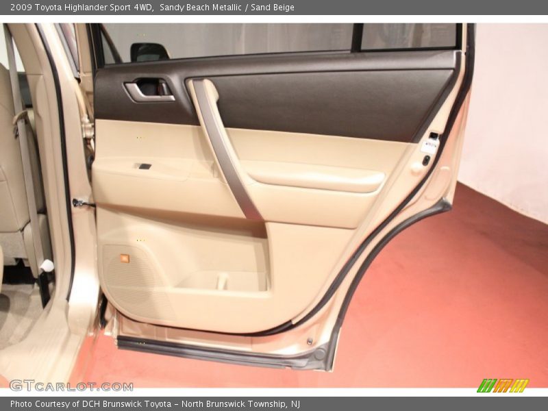 Sandy Beach Metallic / Sand Beige 2009 Toyota Highlander Sport 4WD