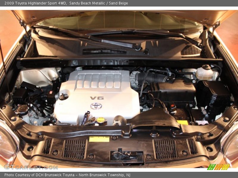 Sandy Beach Metallic / Sand Beige 2009 Toyota Highlander Sport 4WD
