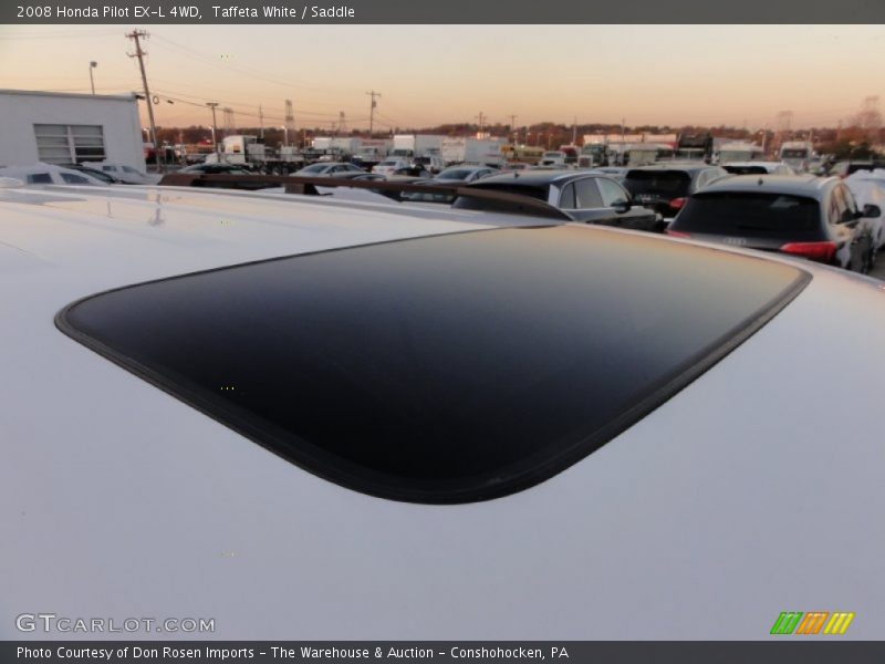 Taffeta White / Saddle 2008 Honda Pilot EX-L 4WD