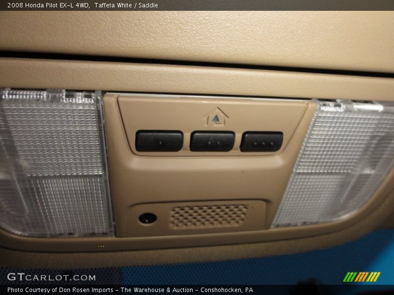 Taffeta White / Saddle 2008 Honda Pilot EX-L 4WD