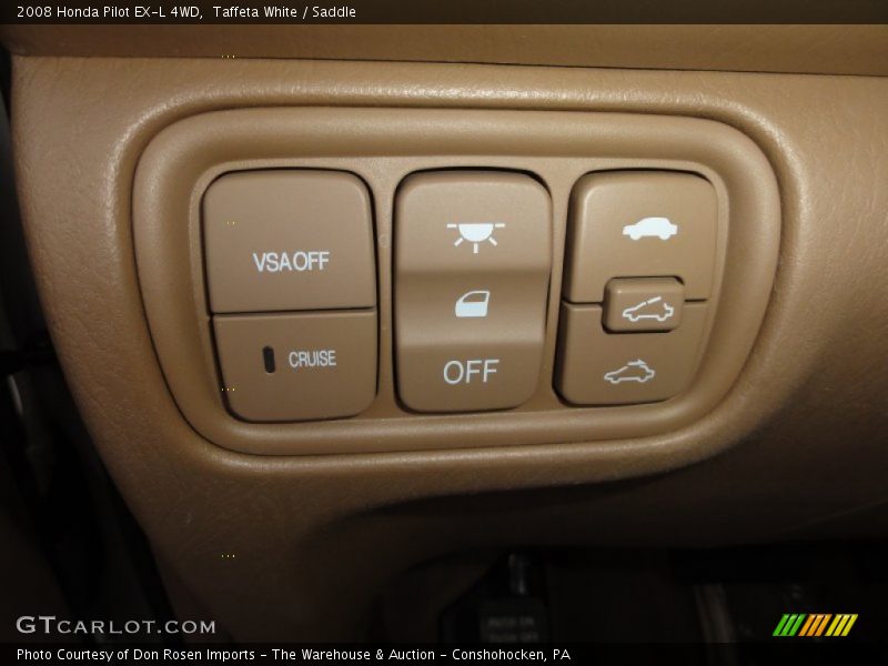 Taffeta White / Saddle 2008 Honda Pilot EX-L 4WD