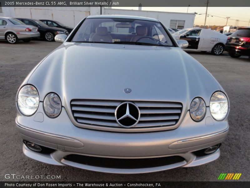 Brilliant Silver Metallic / Ash 2005 Mercedes-Benz CL 55 AMG