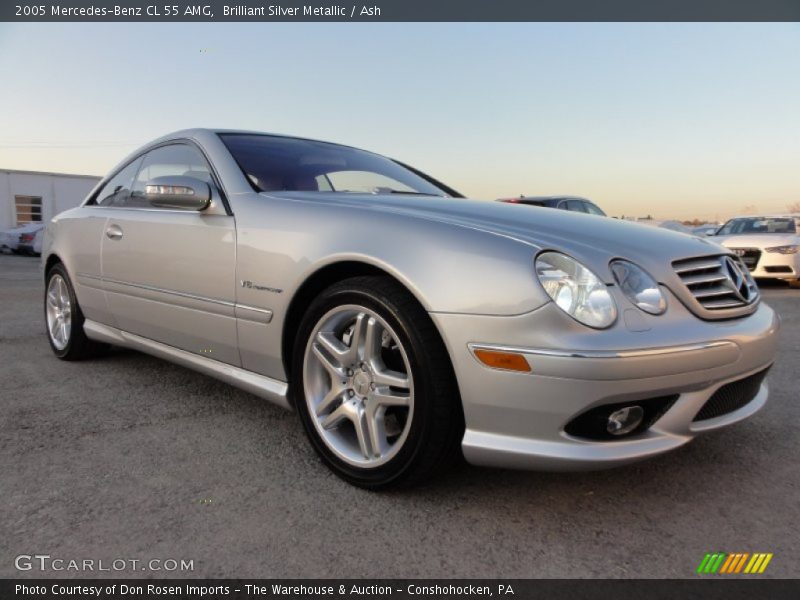 Brilliant Silver Metallic / Ash 2005 Mercedes-Benz CL 55 AMG