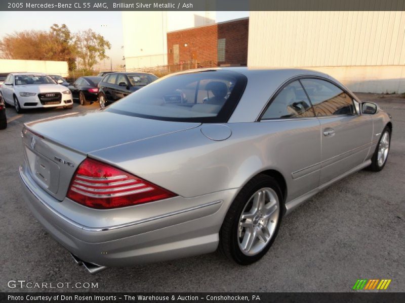 Brilliant Silver Metallic / Ash 2005 Mercedes-Benz CL 55 AMG