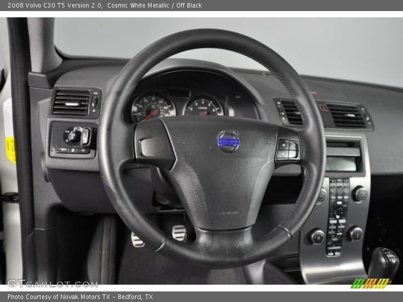 Cosmic White Metallic / Off Black 2008 Volvo C30 T5 Version 2.0