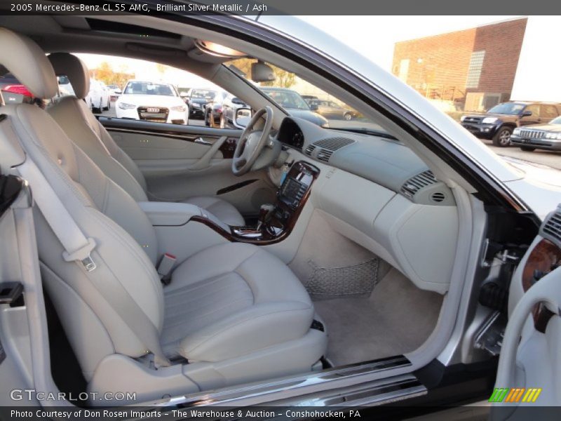 Brilliant Silver Metallic / Ash 2005 Mercedes-Benz CL 55 AMG