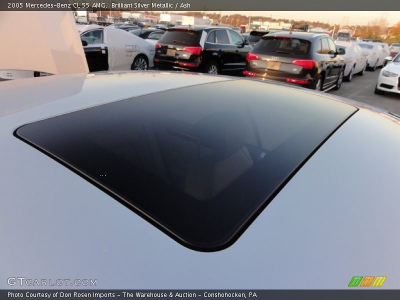 Brilliant Silver Metallic / Ash 2005 Mercedes-Benz CL 55 AMG