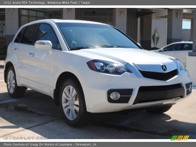 Bellanova White Pearl / Taupe 2012 Acura RDX Technology