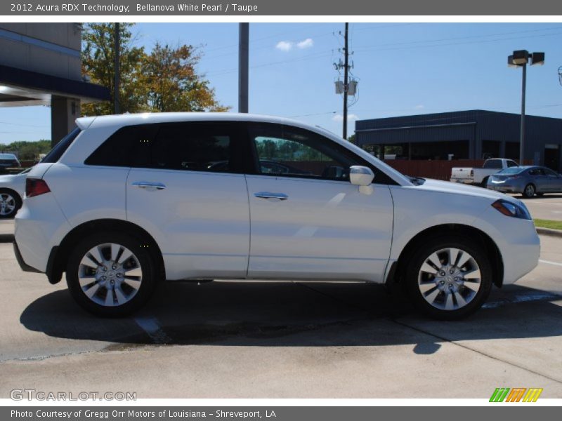 Bellanova White Pearl / Taupe 2012 Acura RDX Technology