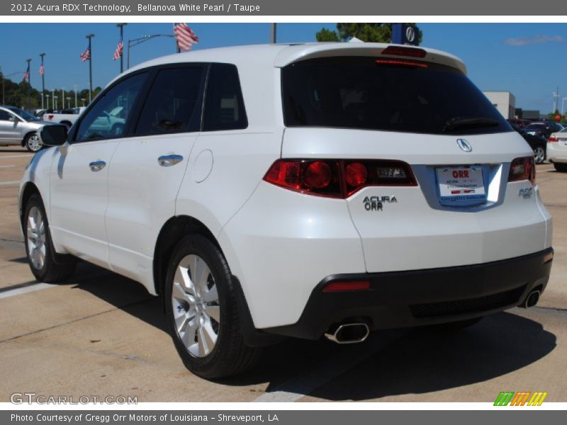 Bellanova White Pearl / Taupe 2012 Acura RDX Technology