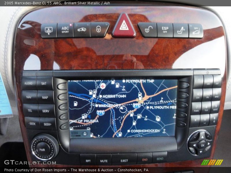 Navigation of 2005 CL 55 AMG