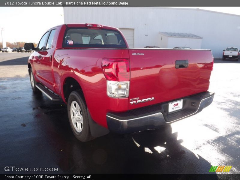 Barcelona Red Metallic / Sand Beige 2012 Toyota Tundra Double Cab