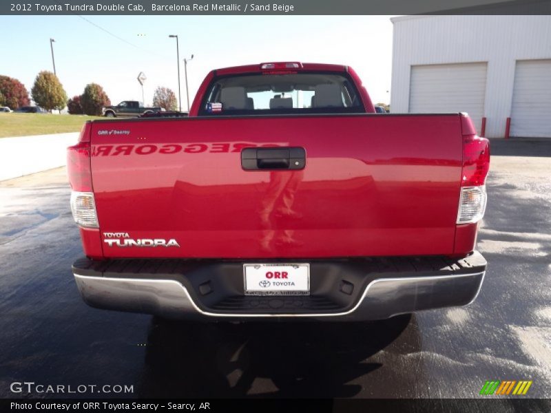 Barcelona Red Metallic / Sand Beige 2012 Toyota Tundra Double Cab