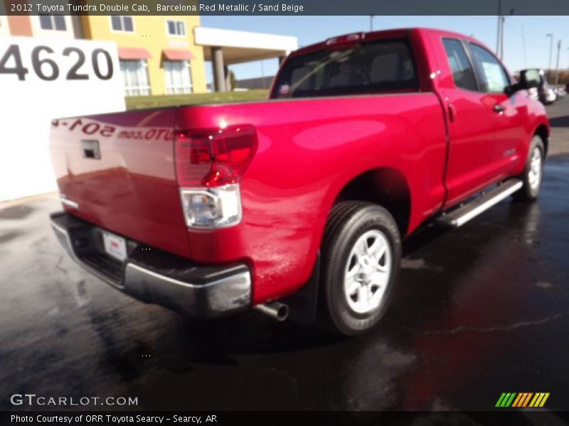 Barcelona Red Metallic / Sand Beige 2012 Toyota Tundra Double Cab