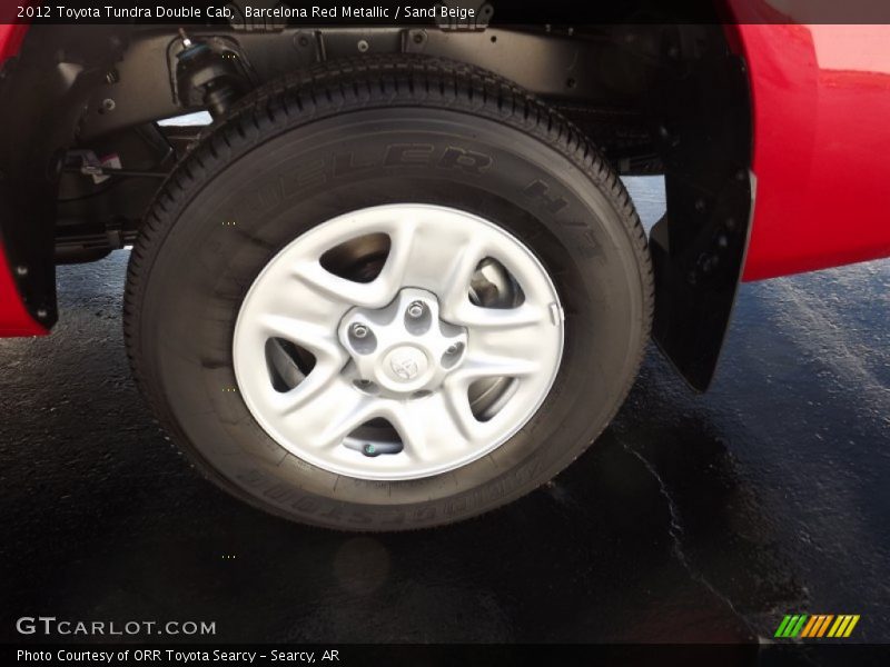 Barcelona Red Metallic / Sand Beige 2012 Toyota Tundra Double Cab