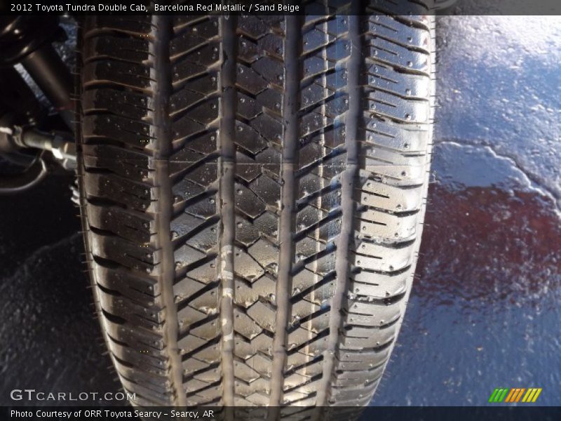 Barcelona Red Metallic / Sand Beige 2012 Toyota Tundra Double Cab