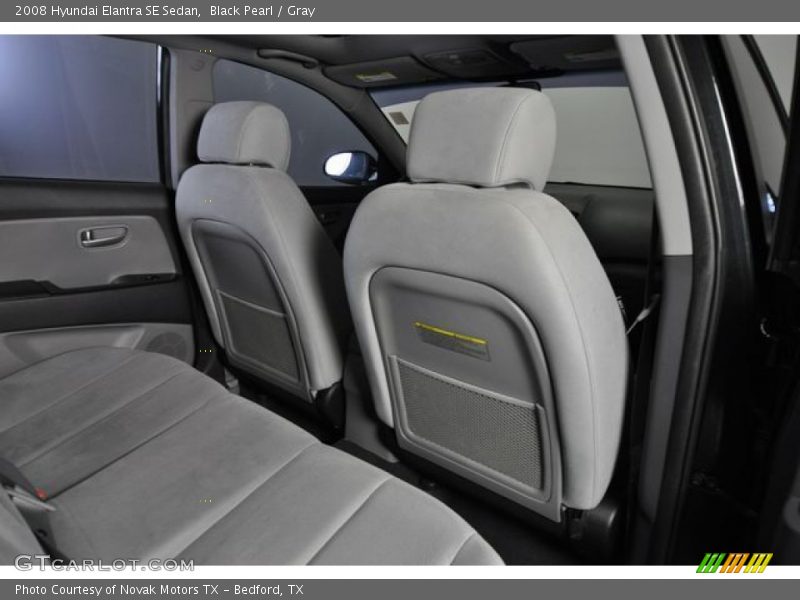 Black Pearl / Gray 2008 Hyundai Elantra SE Sedan