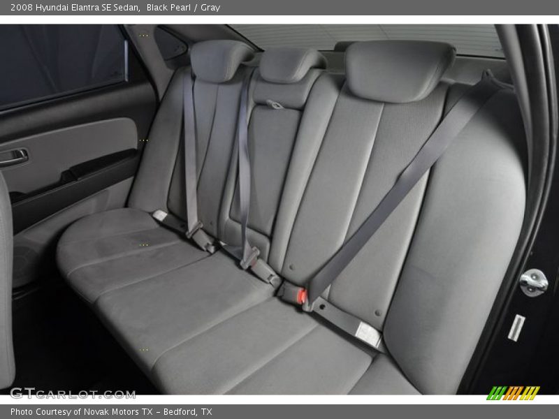 Black Pearl / Gray 2008 Hyundai Elantra SE Sedan