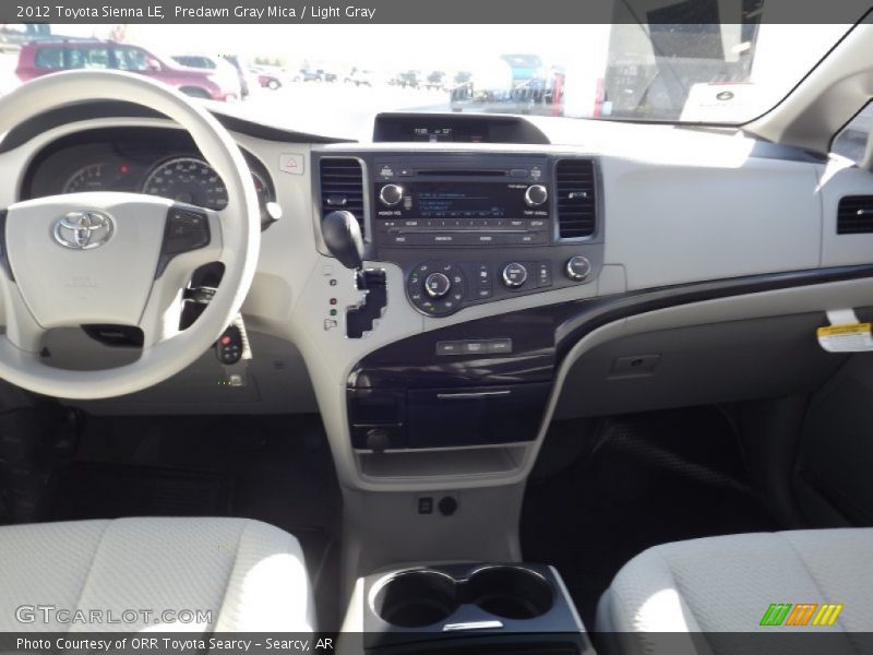 Predawn Gray Mica / Light Gray 2012 Toyota Sienna LE