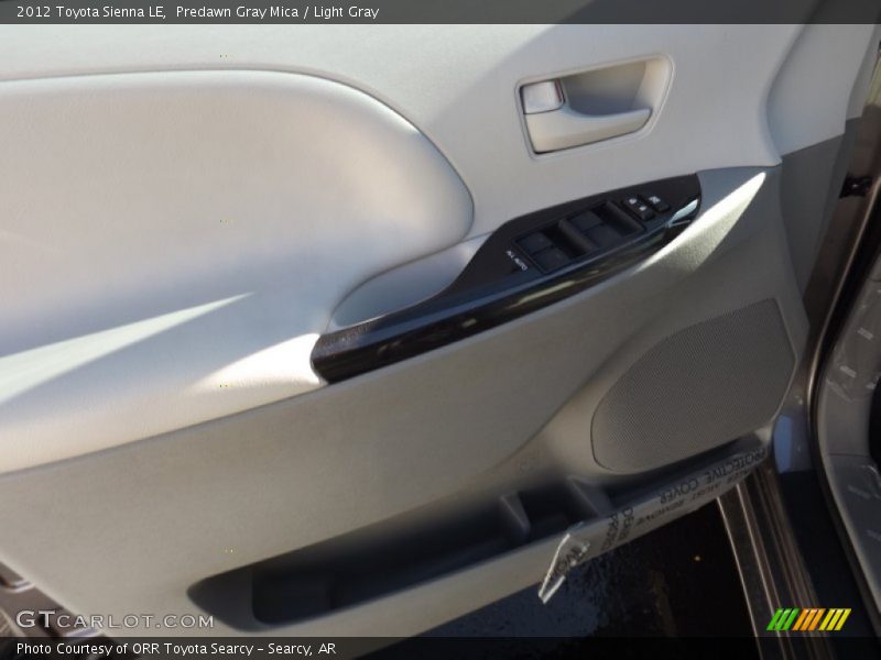 Predawn Gray Mica / Light Gray 2012 Toyota Sienna LE