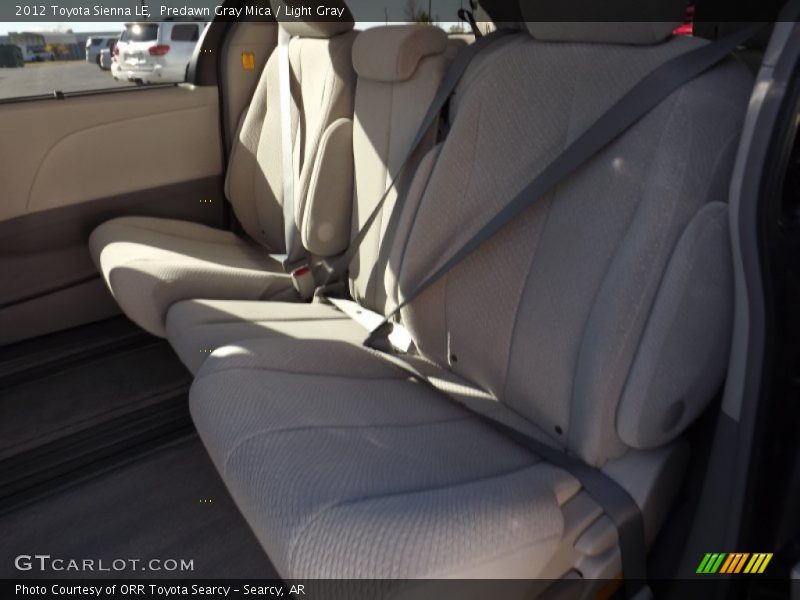 Predawn Gray Mica / Light Gray 2012 Toyota Sienna LE