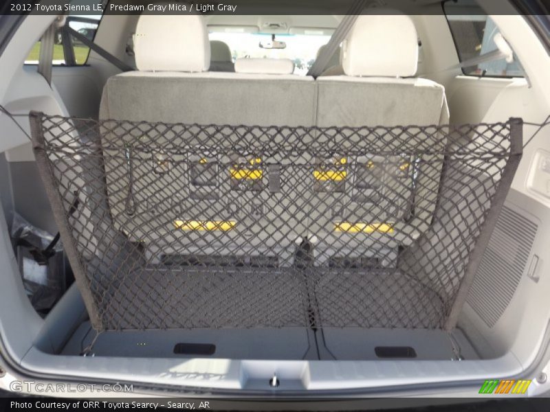 Predawn Gray Mica / Light Gray 2012 Toyota Sienna LE