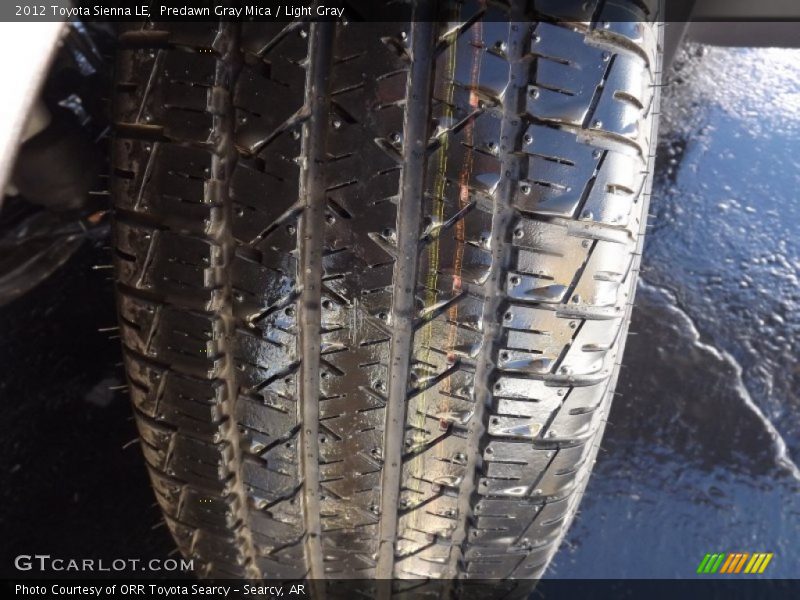 Predawn Gray Mica / Light Gray 2012 Toyota Sienna LE