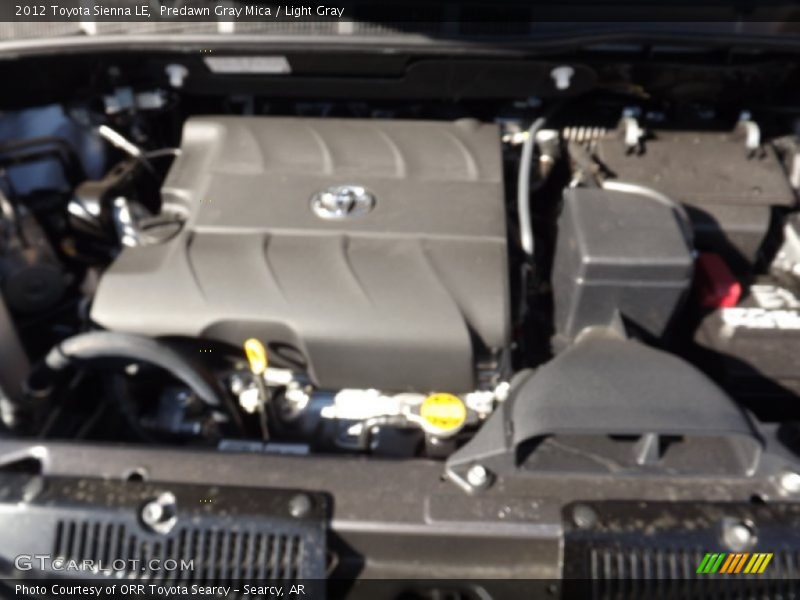Predawn Gray Mica / Light Gray 2012 Toyota Sienna LE