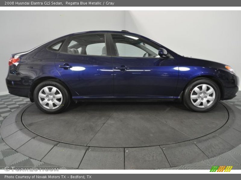 Regatta Blue Metallic / Gray 2008 Hyundai Elantra GLS Sedan