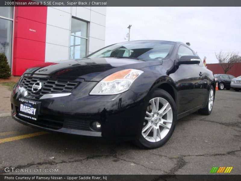 Super Black / Charcoal 2008 Nissan Altima 3.5 SE Coupe