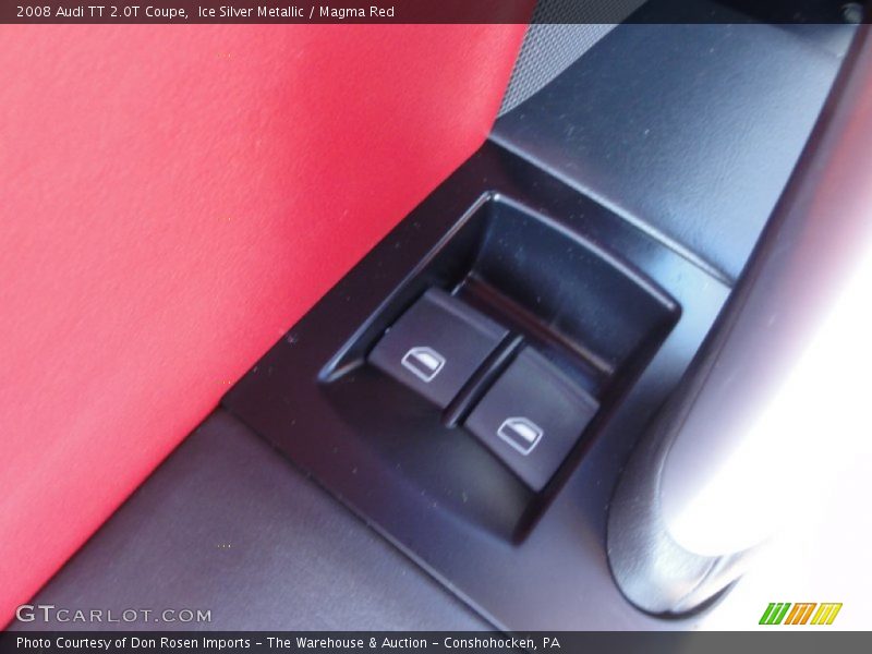 Ice Silver Metallic / Magma Red 2008 Audi TT 2.0T Coupe