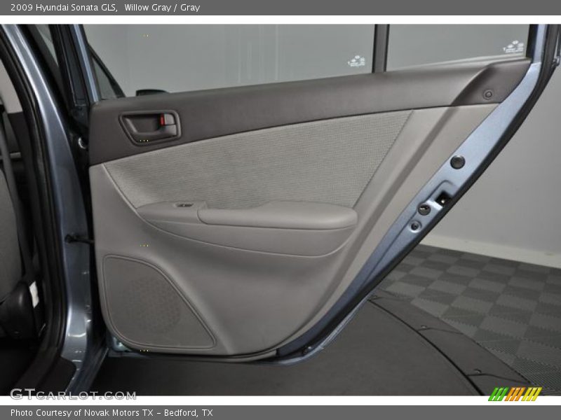 Willow Gray / Gray 2009 Hyundai Sonata GLS