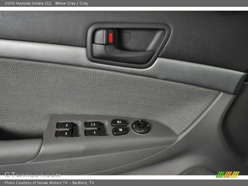 Willow Gray / Gray 2009 Hyundai Sonata GLS