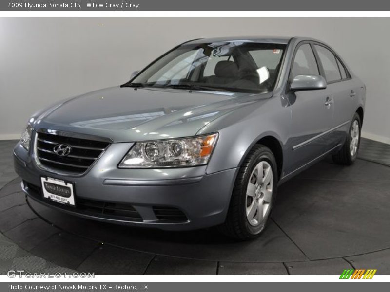 Willow Gray / Gray 2009 Hyundai Sonata GLS