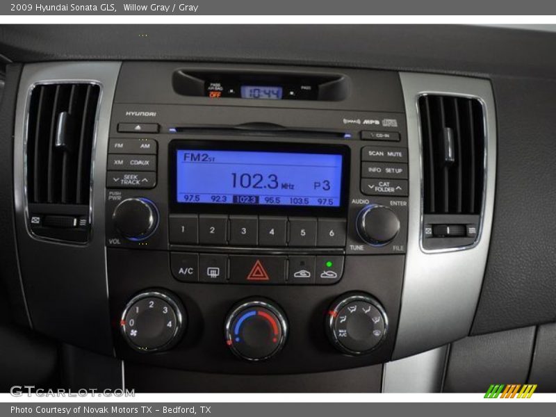 Willow Gray / Gray 2009 Hyundai Sonata GLS