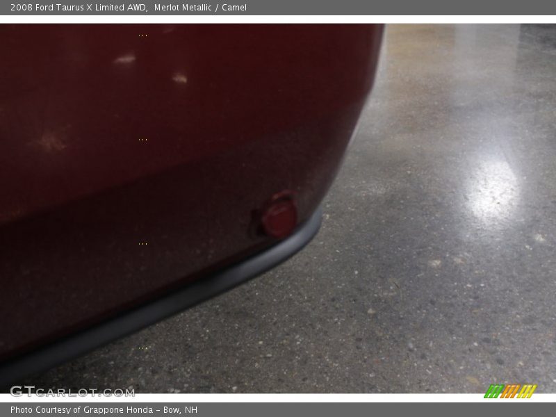 Merlot Metallic / Camel 2008 Ford Taurus X Limited AWD