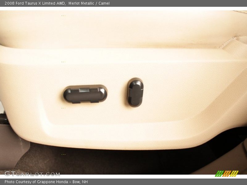 Merlot Metallic / Camel 2008 Ford Taurus X Limited AWD