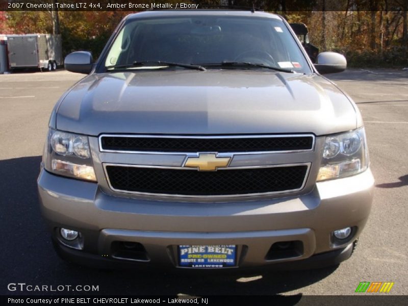 Amber Bronze Metallic / Ebony 2007 Chevrolet Tahoe LTZ 4x4