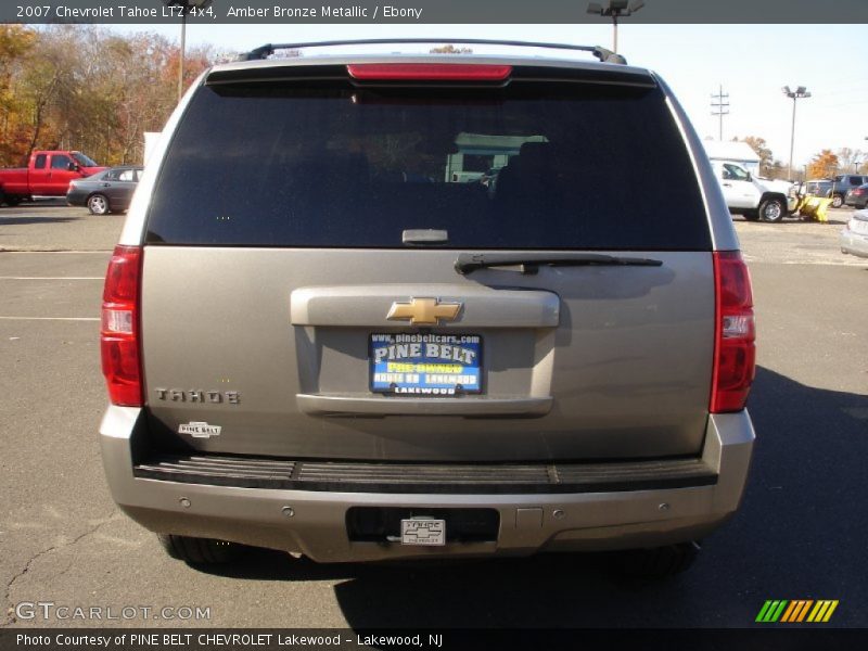 Amber Bronze Metallic / Ebony 2007 Chevrolet Tahoe LTZ 4x4