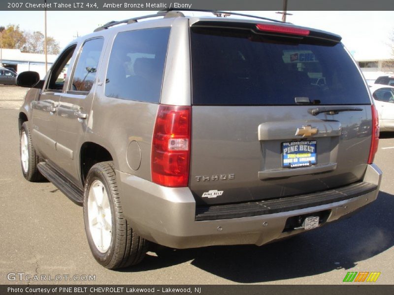 Amber Bronze Metallic / Ebony 2007 Chevrolet Tahoe LTZ 4x4