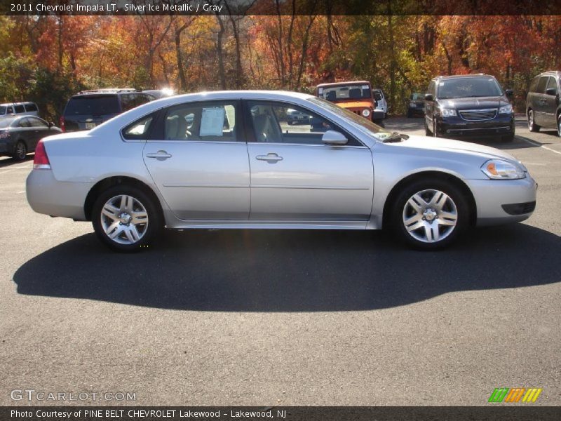 Silver Ice Metallic / Gray 2011 Chevrolet Impala LT