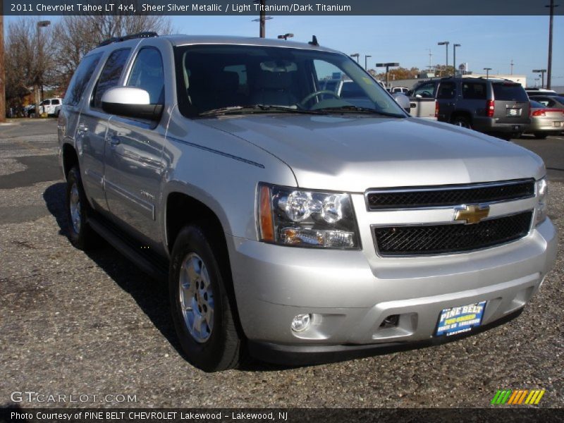Sheer Silver Metallic / Light Titanium/Dark Titanium 2011 Chevrolet Tahoe LT 4x4