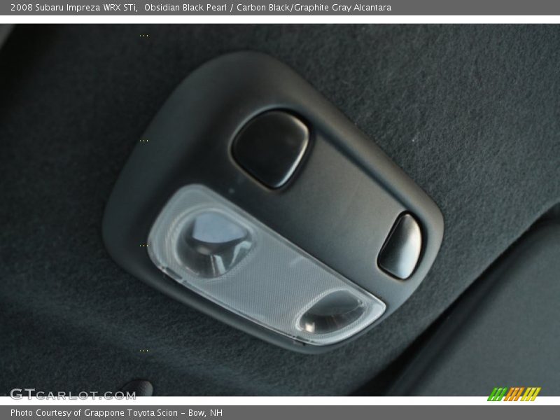 Obsidian Black Pearl / Carbon Black/Graphite Gray Alcantara 2008 Subaru Impreza WRX STi