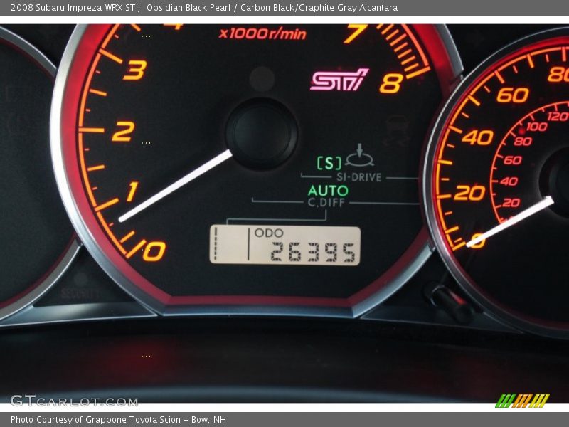  2008 Impreza WRX STi WRX STi Gauges